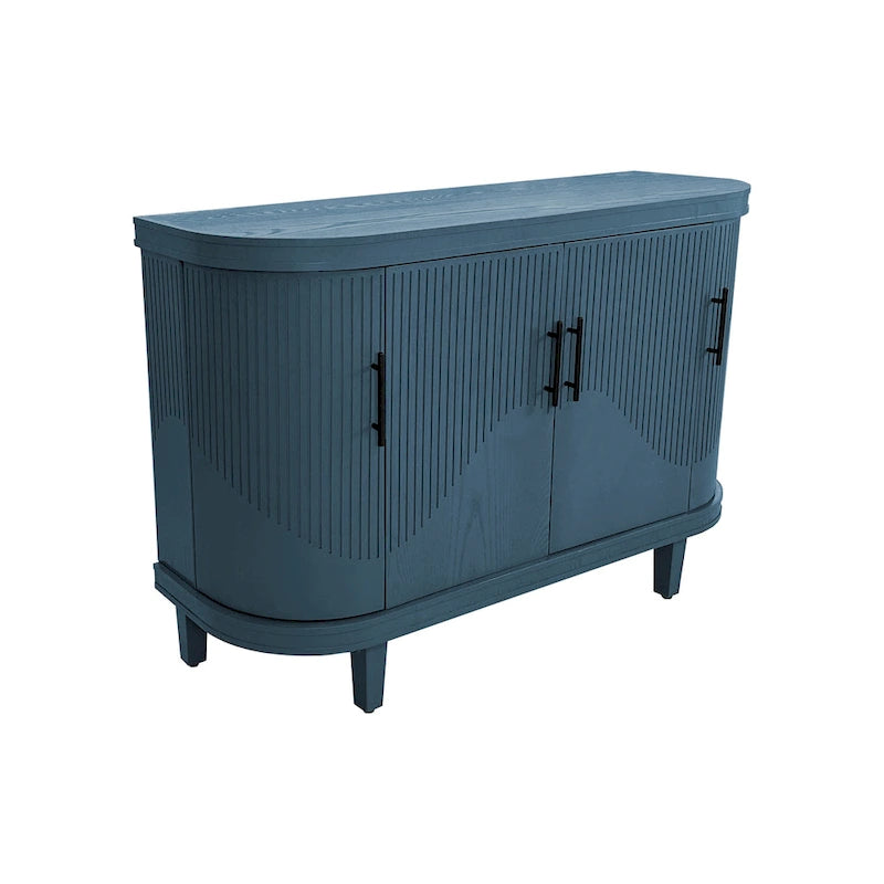 Meuble de rangement buffet incurvé