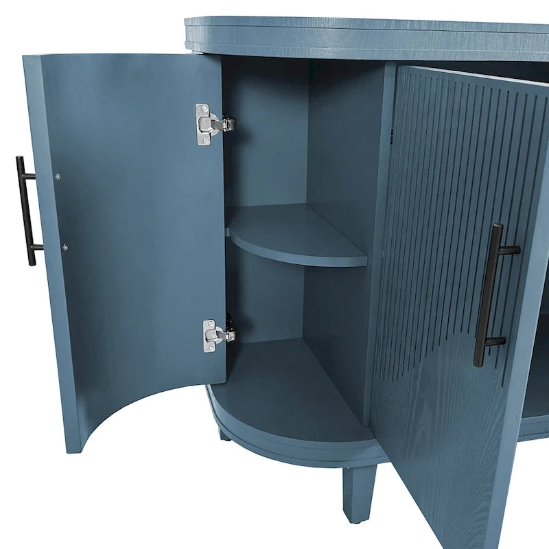 Meuble de rangement buffet incurvé