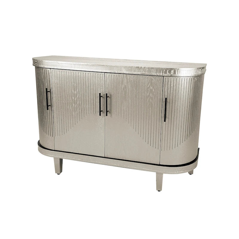 Meuble de rangement buffet incurvé
