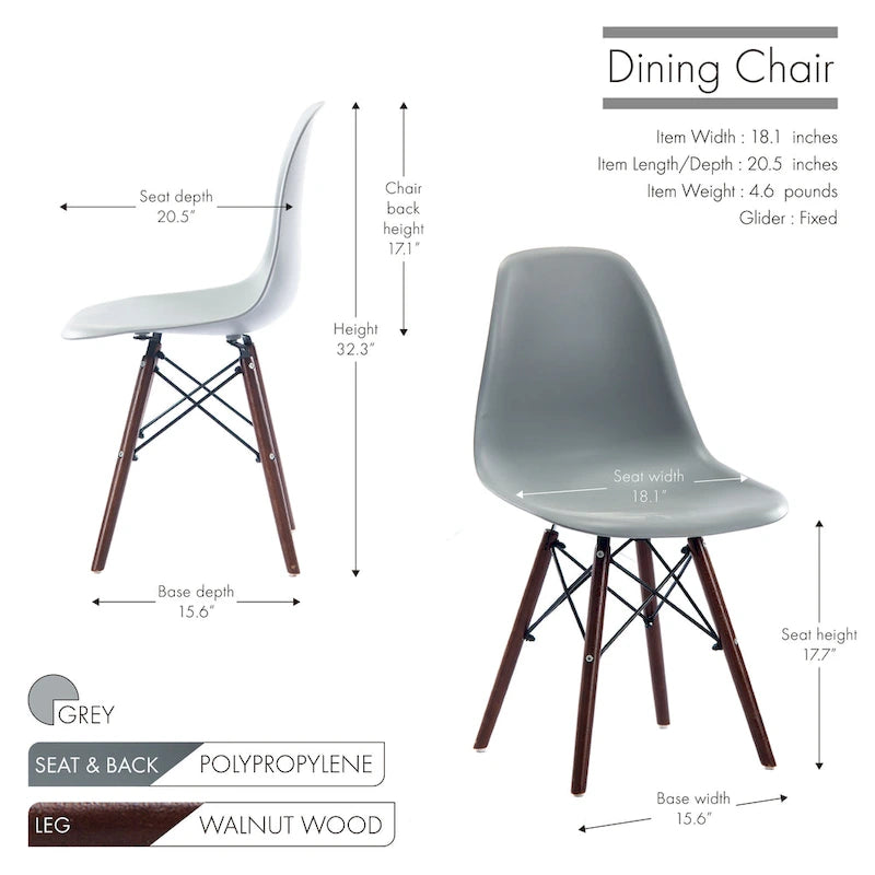 Porthos Home Dining Chair Set of 2 Stylish, Modern Dining Chairs