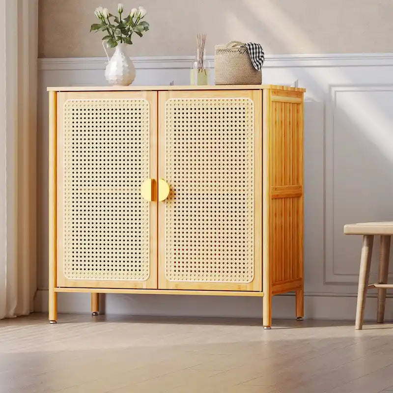 Buffet bahut 2 portes avec rangement – 81 cm (L) * 41 cm (P) * 79 cm (H)