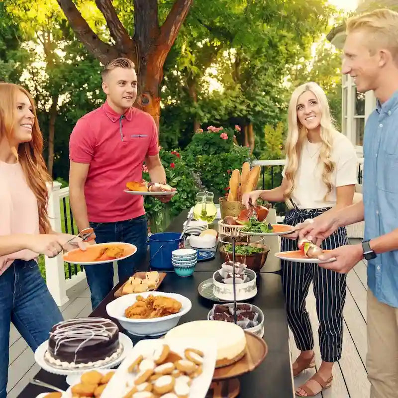 Lifetime 6-Foot Fold-In-Half Table, Black (Light Commercial)