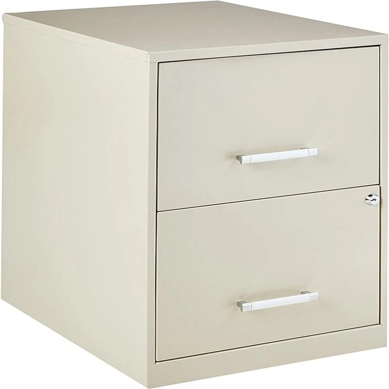 8 Deep 2-Drawer File Cabinet - 14.5D x 18W x 25H