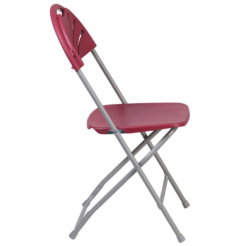 650 lb. Capacity Plastic Fan Back Folding Chair