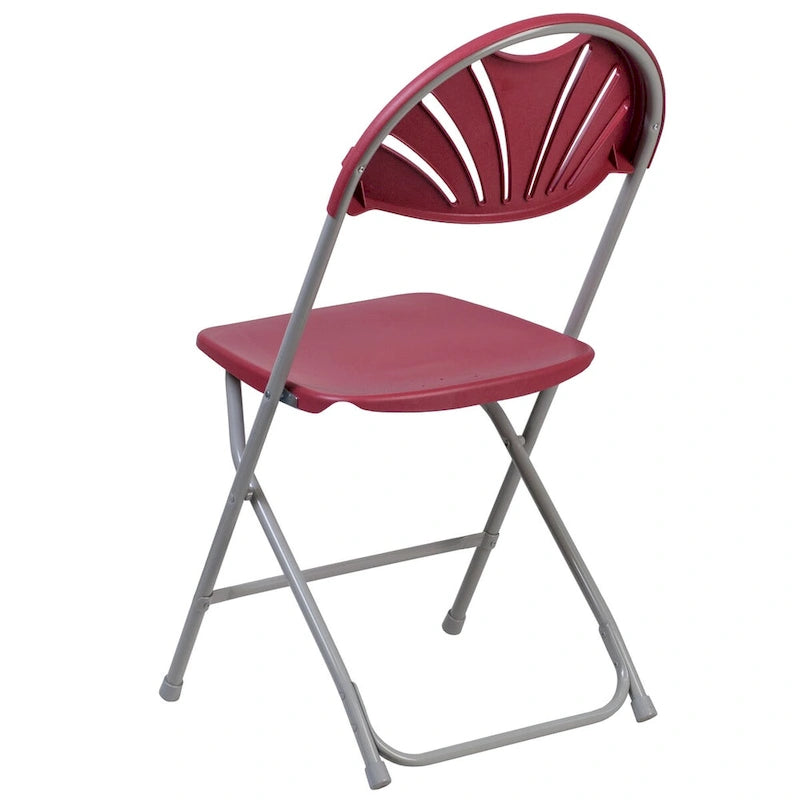 650 lb. Capacity Plastic Fan Back Folding Chair