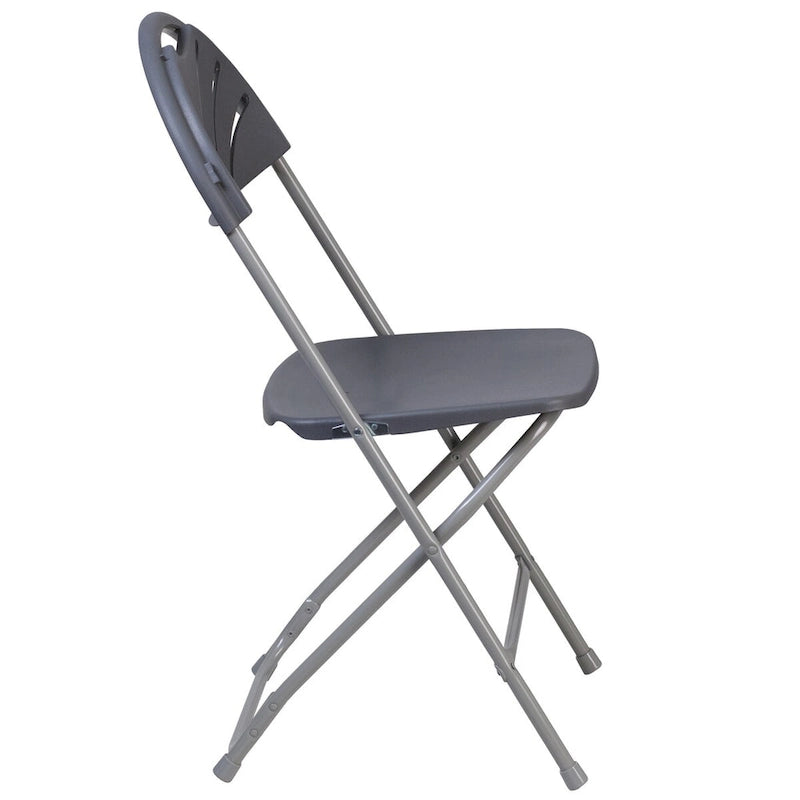 650 lb. Capacity Plastic Fan Back Folding Chair