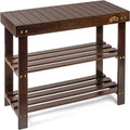 Banc à chaussures 3 niveaux - 11P x 27,6L x 17,7H