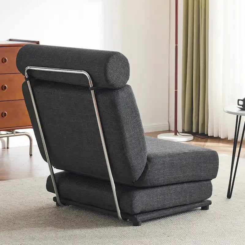 Single Sofa Chair Foldable Single Sofa Bed with Pillow