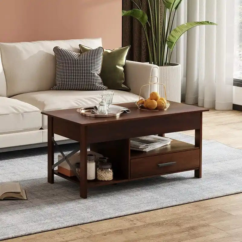 Lift Top Coffee Table - 18.9D x 38.58W x 17.83H