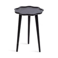 Kate and Laurel Alezar Scallop Wood Side Table