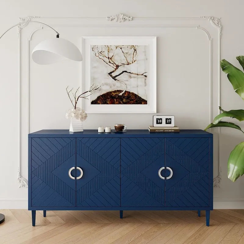 60 Stylish and Functional 4-Door Storage Buffet/Sideboard