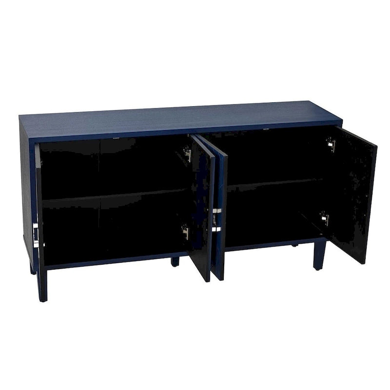 Buffet/Bahut de Rangement 4 Portes, Élégant et Fonctionnel