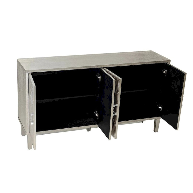 Buffet/Bahut de Rangement 4 Portes, Élégant et Fonctionnel