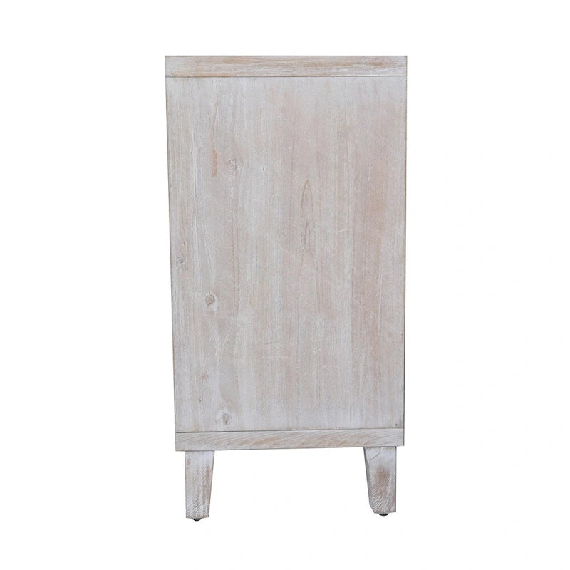 Accent Cabinet 4 Door Wooden Cabinet Sideboard Buffet Server Cabinet