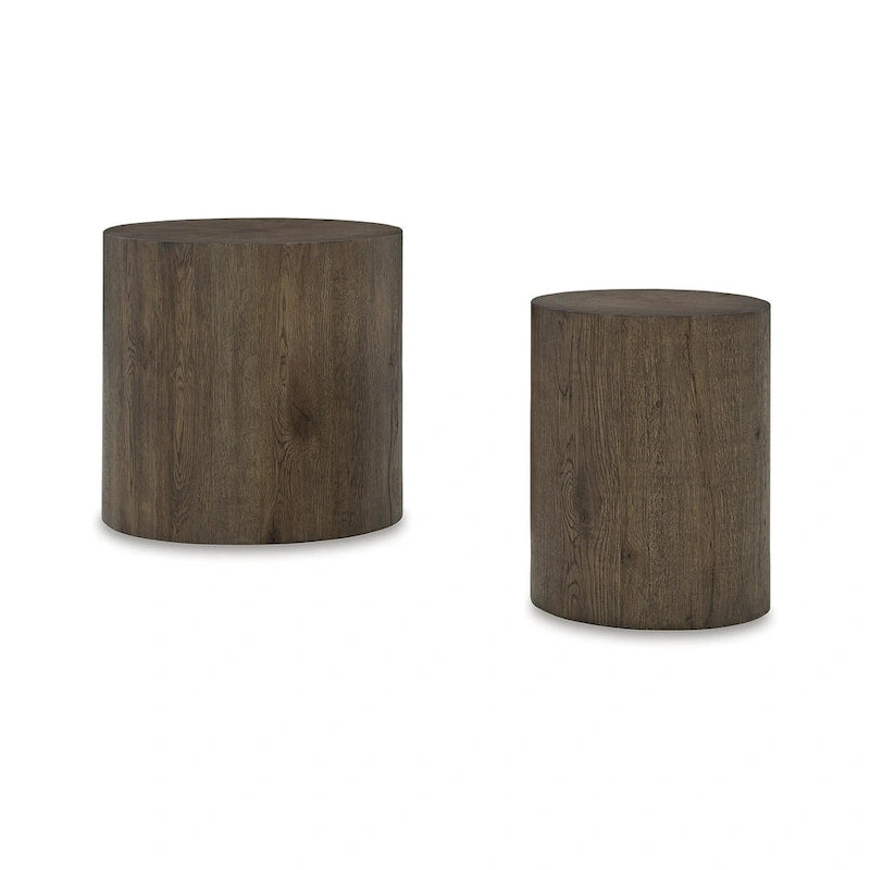 Signature Design by Ashley Cammund Brown Accent Table (Set of 2) - 20 W x 20 D x 20.13 H