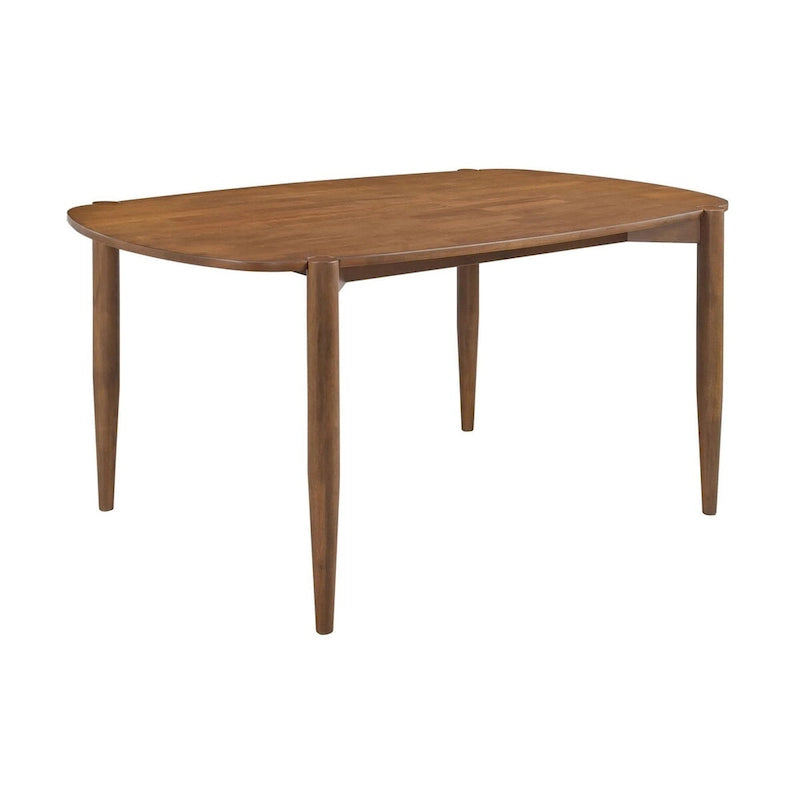 Whisten Walnut 5-piece Solid Wood Dining Set