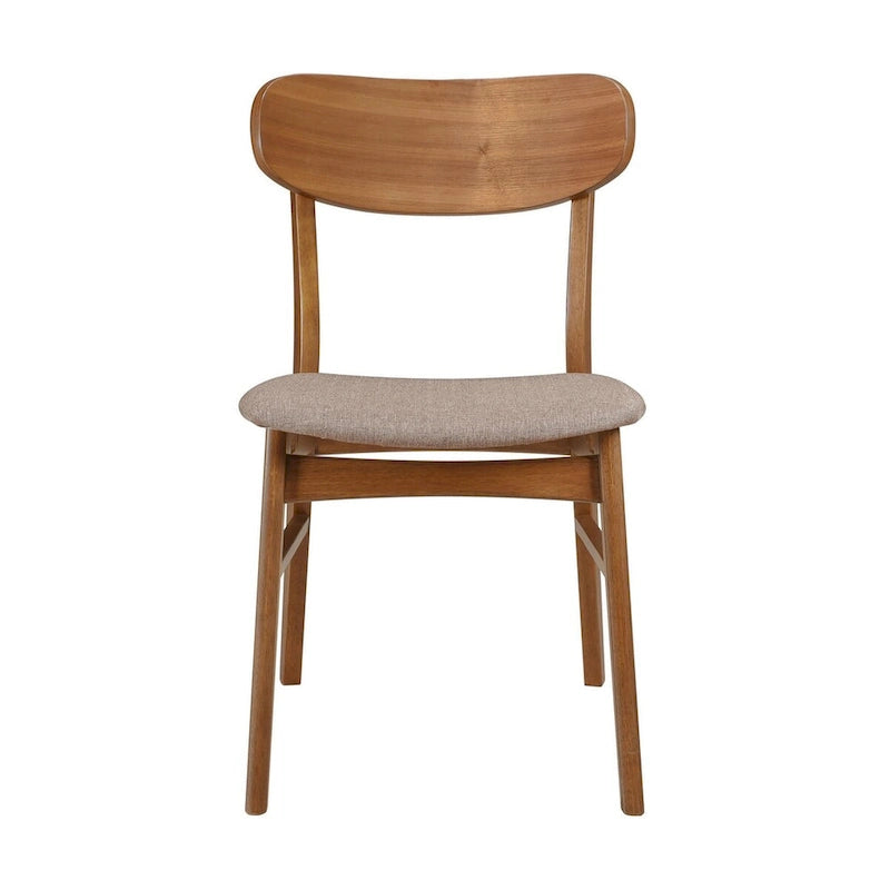 Whisten Walnut 5-piece Solid Wood Dining Set