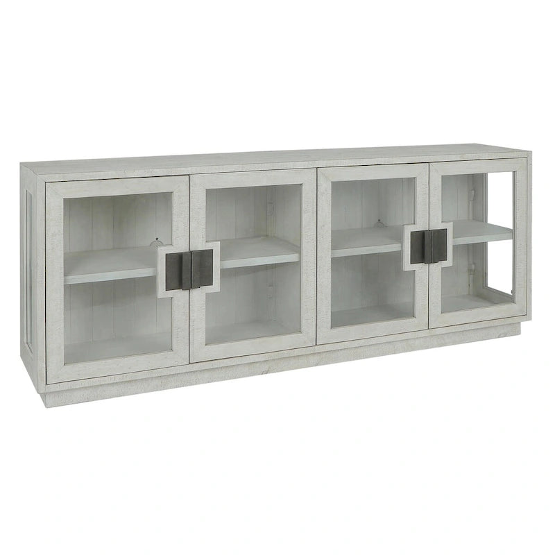 Classic Home Larson 90 Glass Reclaimed Pine Sideboard