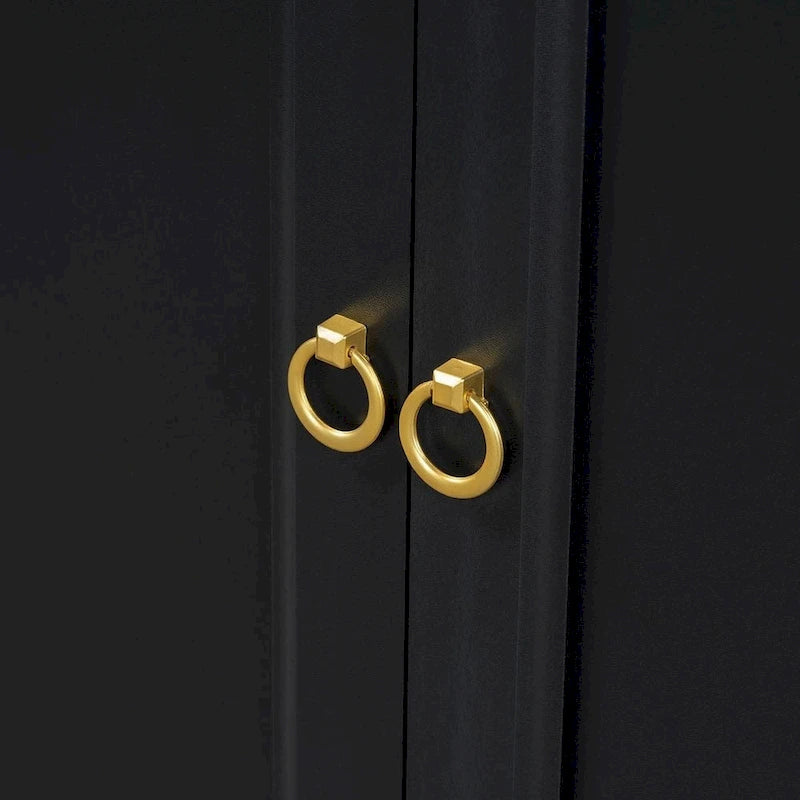 Buffets/bahuts pour salle à manger avec plateau imitation marbre et grand espace de rangement