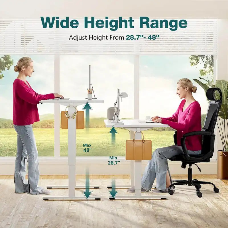 Electric Height Adjustable Ergonomic Computer Desk