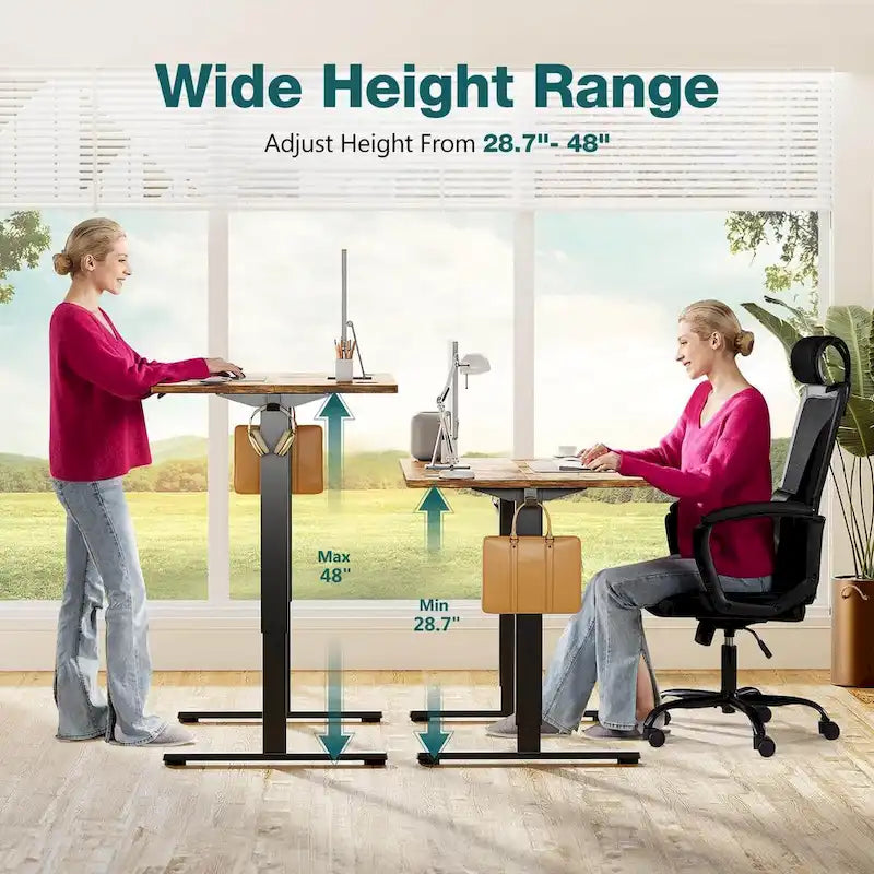 Electric Height Adjustable Ergonomic Computer Desk
