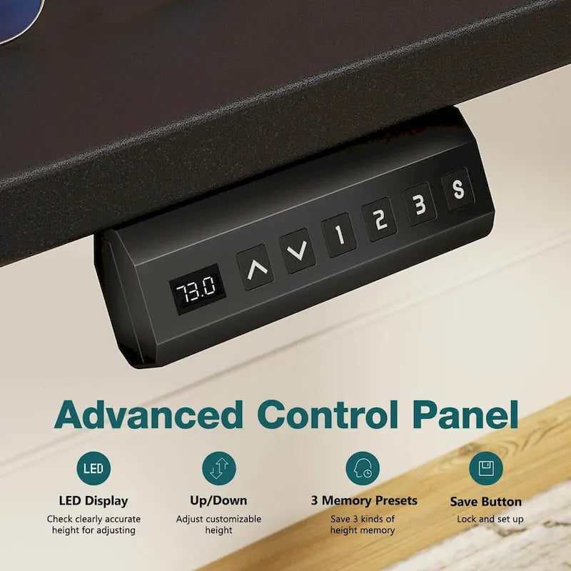 Electric Height Adjustable Ergonomic Computer Desk