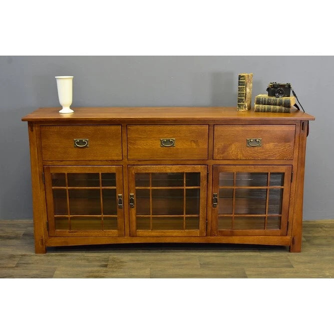 Craftsman Style Quarter Sawn Oak Sideboard - 72
