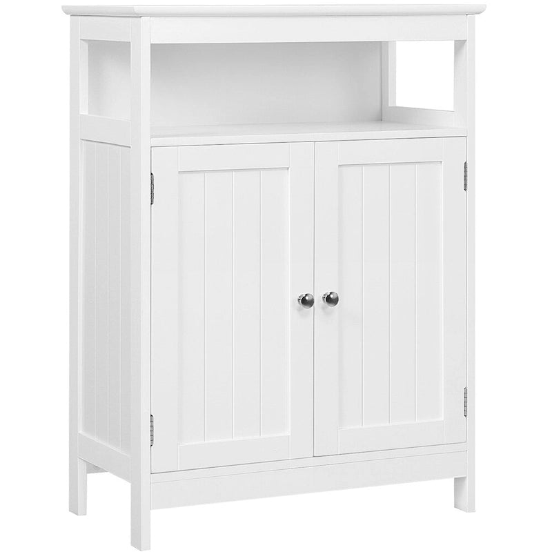 Meuble de rangement de salle de bain avec étagère réglable