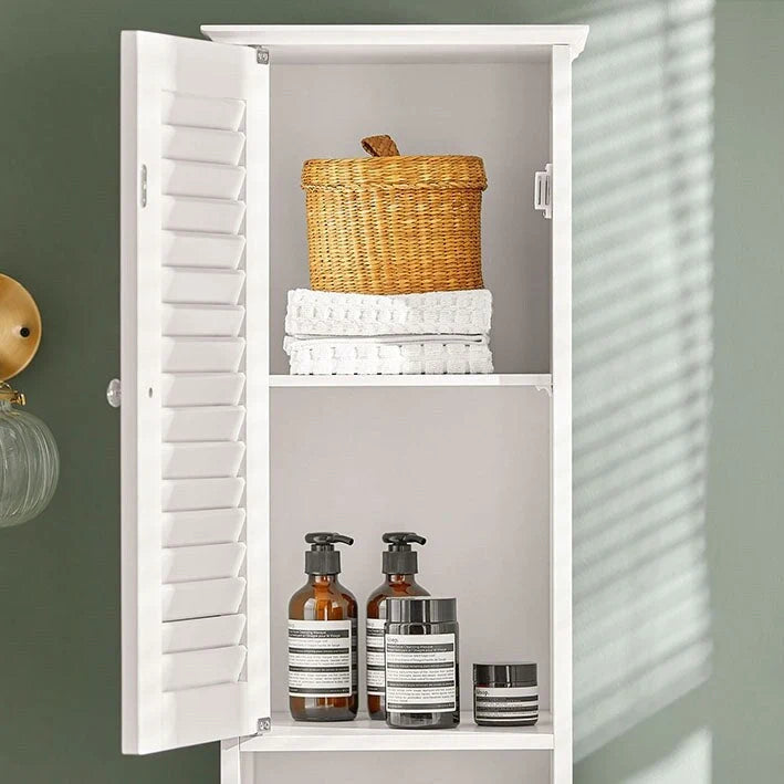 Étagère haute de rangement pour salle de bain