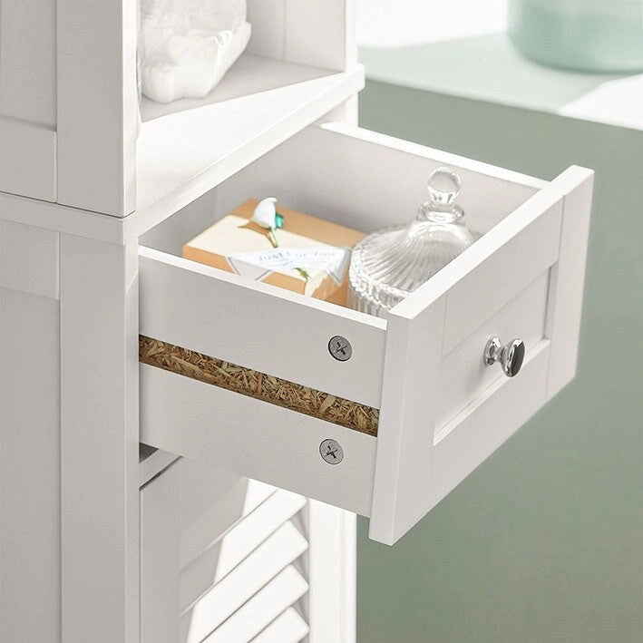 Étagère haute de rangement pour salle de bain