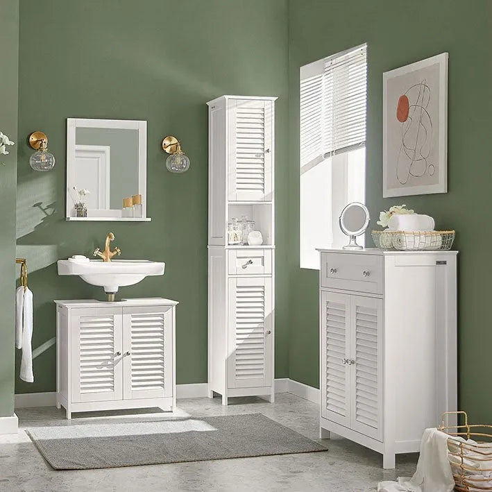 Étagère haute de rangement pour salle de bain