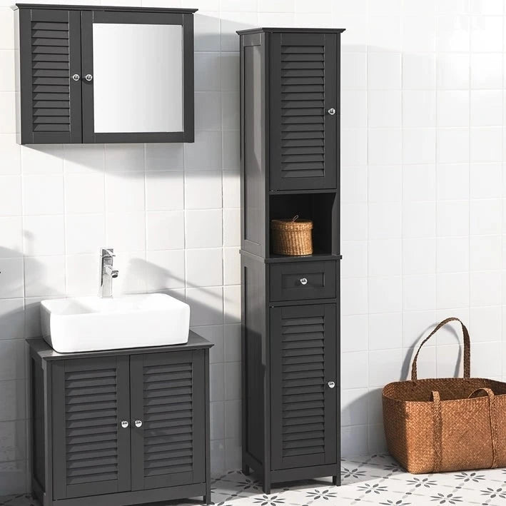 Étagère haute de rangement pour salle de bain