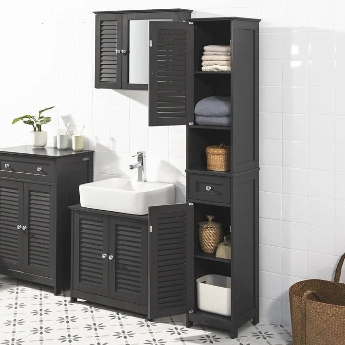 Étagère haute de rangement pour salle de bain