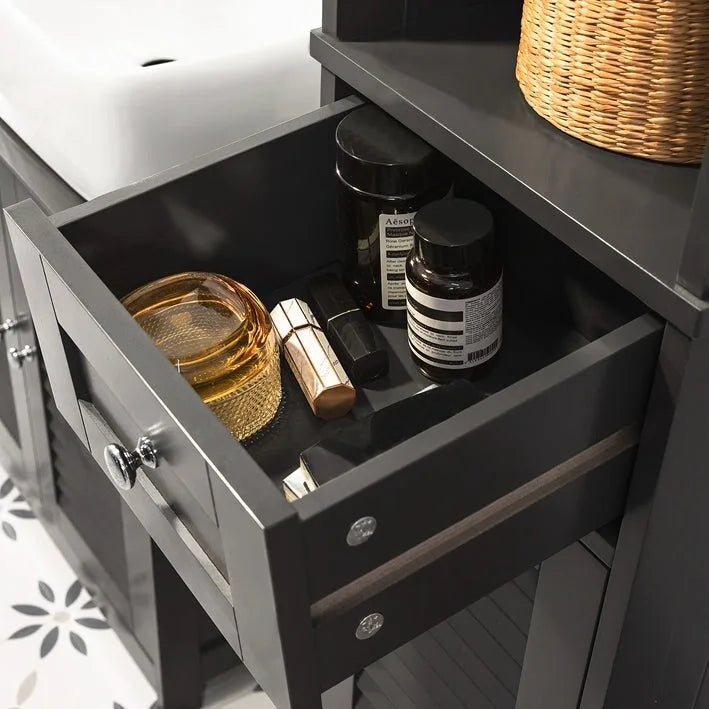 Étagère haute de rangement pour salle de bain