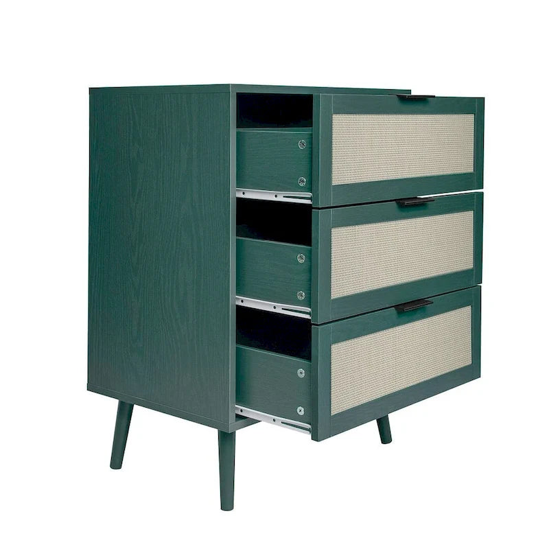 Table de chevet/Commode moderne à 3 tiroirs pour chambre à coucher, salon
