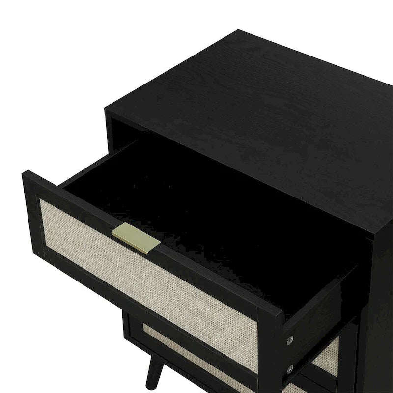 Table de chevet/Commode moderne à 3 tiroirs pour chambre à coucher, salon