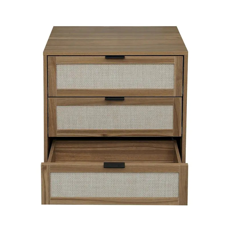 Table de chevet/Commode moderne à 3 tiroirs pour chambre à coucher, salon