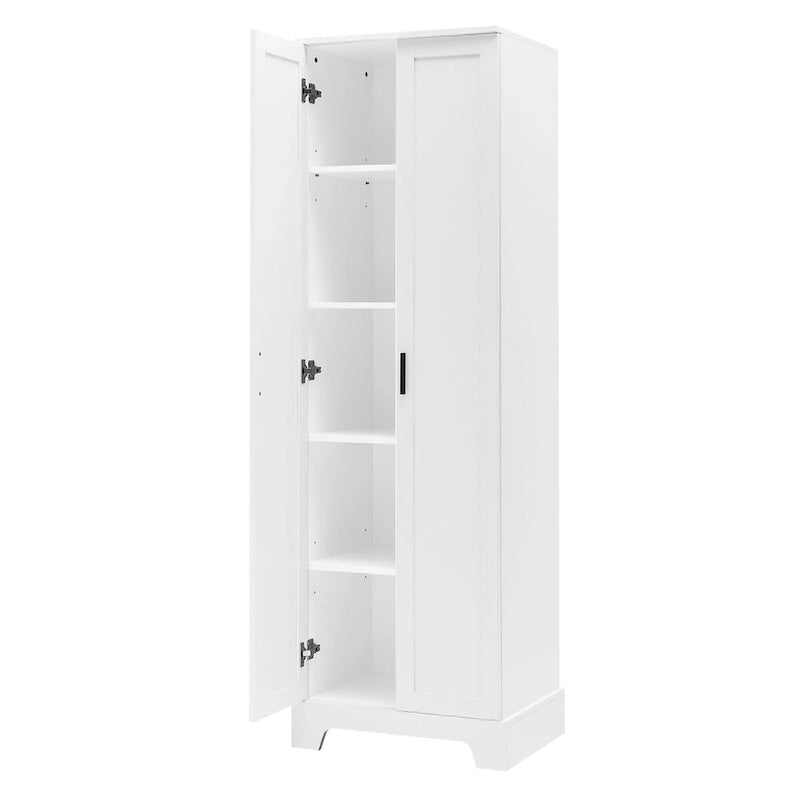 Armoire de rangement à deux portes et étagère réglable