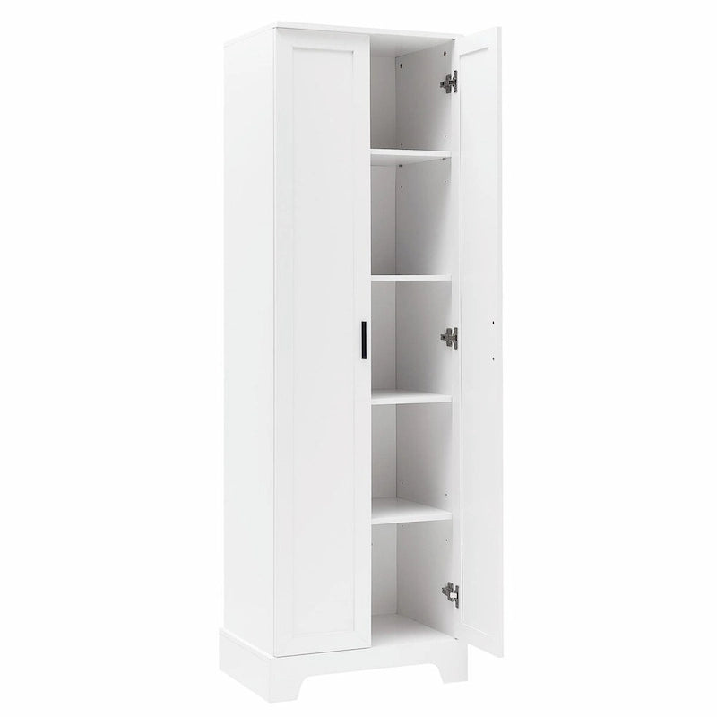 Armoire de rangement à deux portes et étagère réglable
