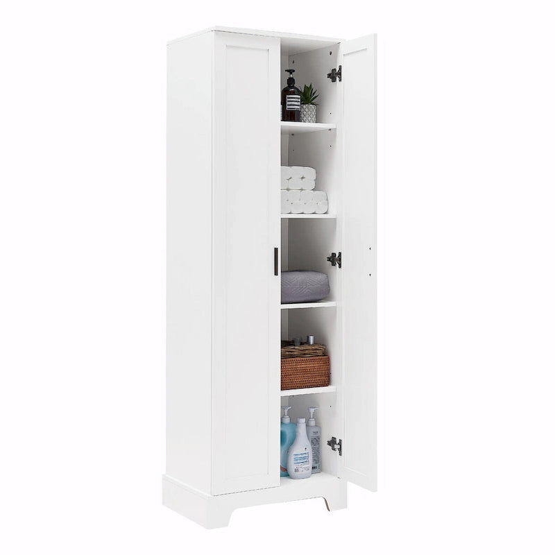 Armoire de rangement à deux portes et étagère réglable