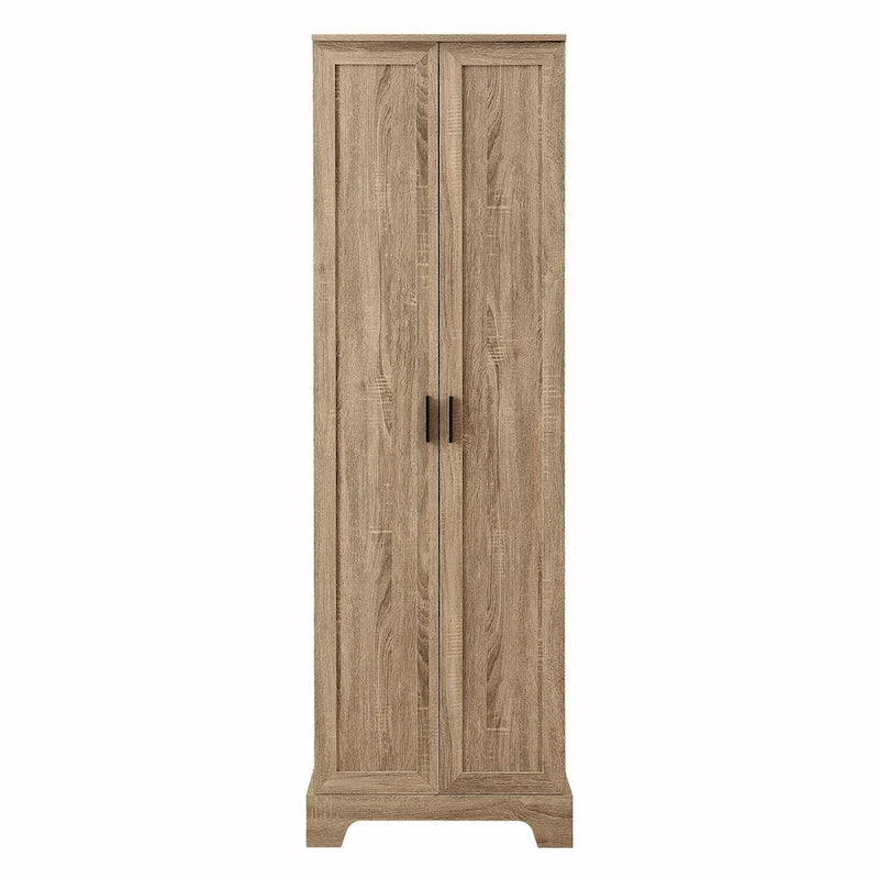 Armoire de rangement à deux portes et étagère réglable