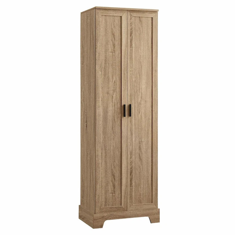 Armoire de rangement à deux portes et étagère réglable