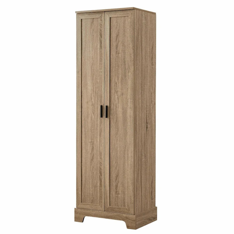 Armoire de rangement à deux portes et étagère réglable