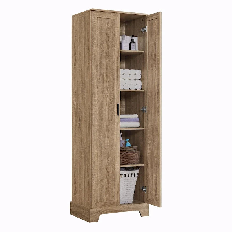 Armoire de rangement à deux portes et étagère réglable