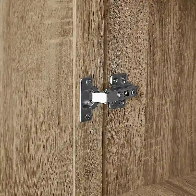 Armoire de rangement à deux portes et étagère réglable