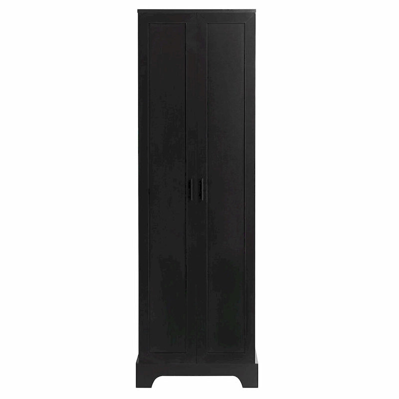 Armoire de rangement à deux portes et étagère réglable