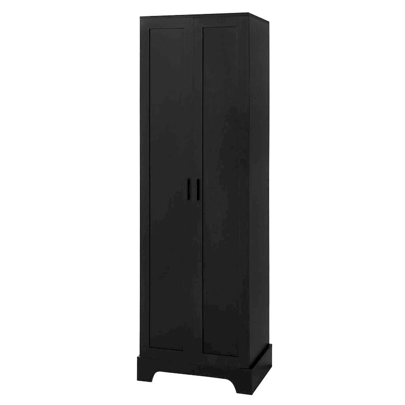 Armoire de rangement à deux portes et étagère réglable