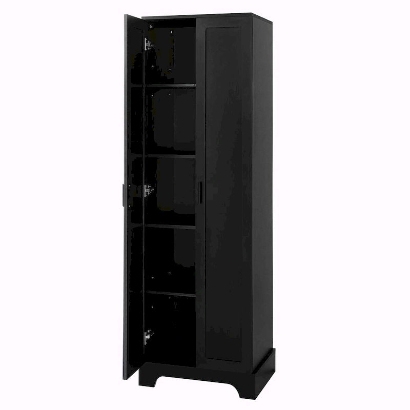 Armoire de rangement à deux portes et étagère réglable