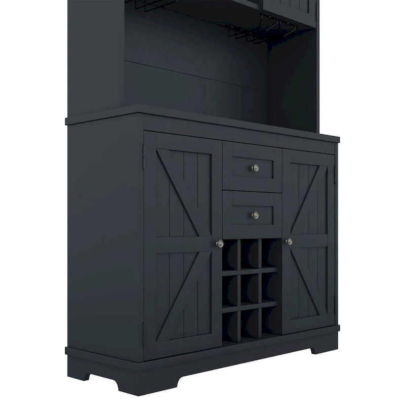 73.8H Kitchen Cabinet with Storage - N/A
