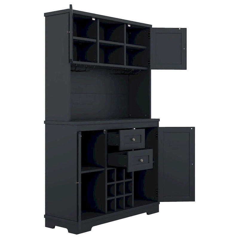 73.8H Kitchen Cabinet with Storage - N/A